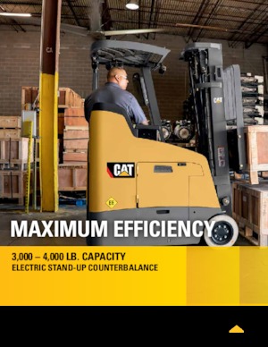 Čelní vysokozdvižné elektrické vozíky Caterpillar ECS16N