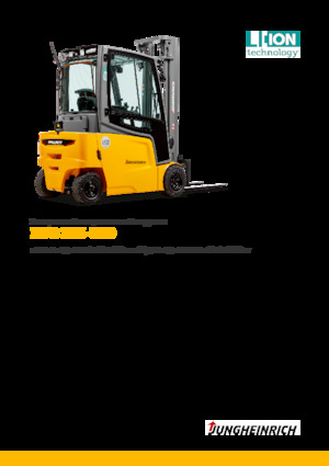 Čelní vysokozdvižné elektrické vozíky Jungheinrich EFG 318k