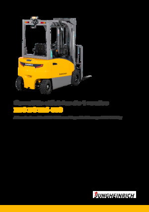 Čelní vysokozdvižné elektrické vozíky Jungheinrich EFG BC 330