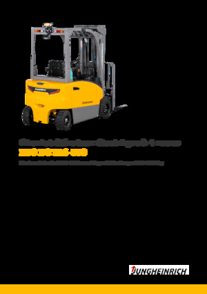 Čelní vysokozdvižné elektrické vozíky Jungheinrich EFG BC 330