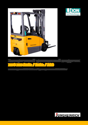 Čelní vysokozdvižné elektrické vozíky Jungheinrich EFG MB 216k 