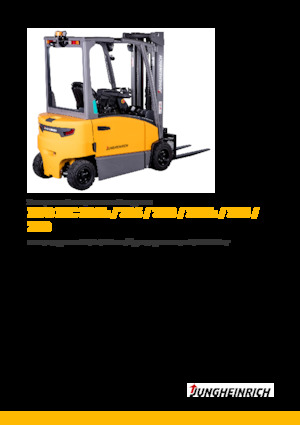 Čelní vysokozdvižné elektrické vozíky Jungheinrich EFG MC 316 