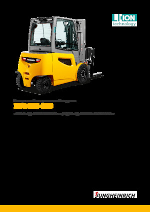 Čelní vysokozdvižné elektrické vozíky Jungheinrich EFG 550