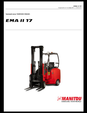 Čelní vysokozdvižné elektrické vozíky Manitou EMA II 17