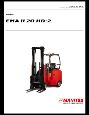 Čelní vysokozdvižné elektrické vozíky Manitou EMA II 20 HD-2
