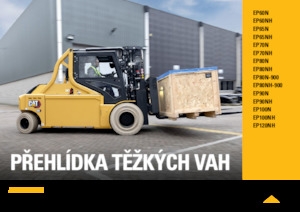 Čelní vysokozdvižné elektrické vozíky Caterpillar EP80N