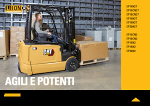 Čelní vysokozdvižné elektrické vozíky Caterpillar EP80N