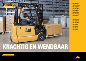 Čelní vysokozdvižné elektrické vozíky Caterpillar EP100N