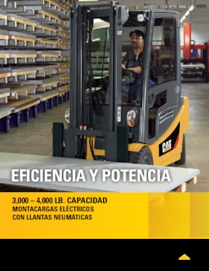 Čelní vysokozdvižné elektrické vozíky Caterpillar EP3500