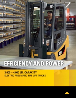 Čelní vysokozdvižné elektrické vozíky Caterpillar EP4000