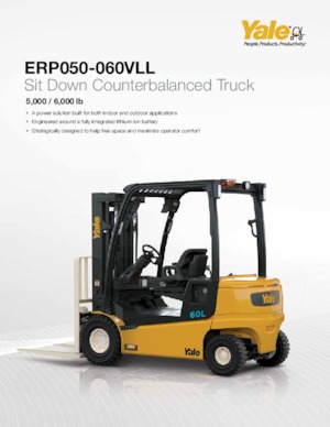 Čelní vysokozdvižné elektrické vozíky Yale ERP050VLL