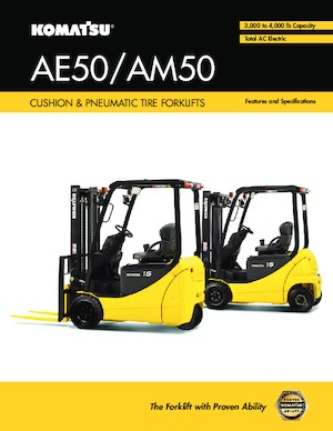 Čelní vysokozdvižné elektrické vozíky Komatsu FB15U-12