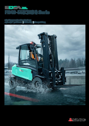 Čelní vysokozdvižné elektrické vozíky Mitsubishi FB40N  