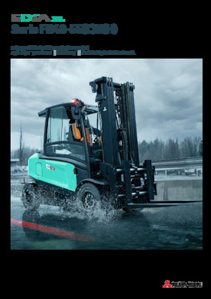 Čelní vysokozdvižné elektrické vozíky Mitsubishi FB40N  