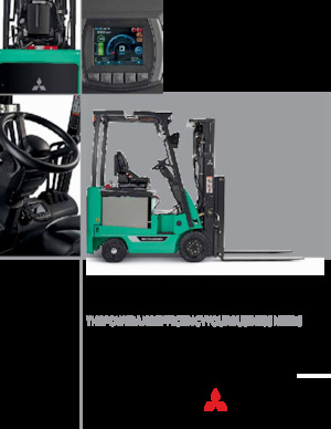 Čelní vysokozdvižné elektrické vozíky Mitsubishi FBC18LN