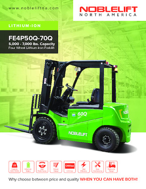 Čelní vysokozdvižné elektrické vozíky Noblelift FE4P70Q