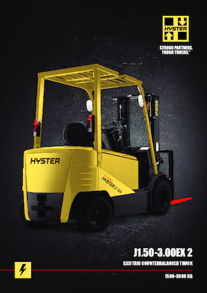 Čelní vysokozdvižné elektrické vozíky Hyster J3.00EX 2