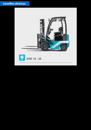 Čelní vysokozdvižné elektrické vozíky Baoli KBE 30