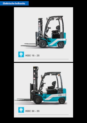 Čelní vysokozdvižné elektrické vozíky Baoli KBE 30