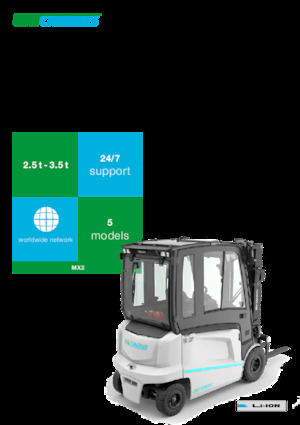 Čelní vysokozdvižné elektrické vozíky UniCarriers MX2-25