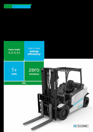 Čelní vysokozdvižné elektrické vozíky UniCarriers MXL-55H