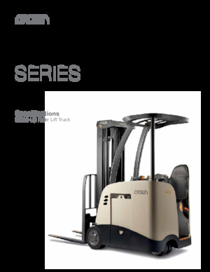 Čelní vysokozdvižné elektrické vozíky Crown RC 5735-30