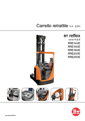 Elektrické retraky BT Reflex RRE 140 H