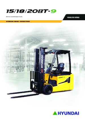 Čelní vysokozdvižné elektrické vozíky Hyundai 20 BT 9 ac