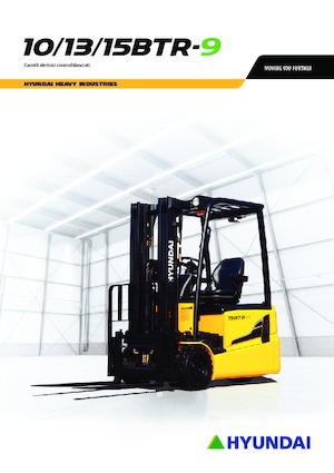 Čelní vysokozdvižné elektrické vozíky Hyundai 10 BTR-9