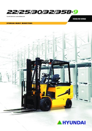 Čelní vysokozdvižné elektrické vozíky Hyundai 32B-9