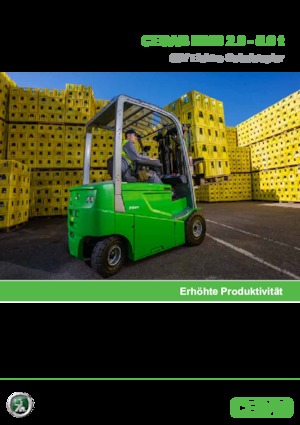 Čelní vysokozdvižné elektrické vozíky Cesab B 640