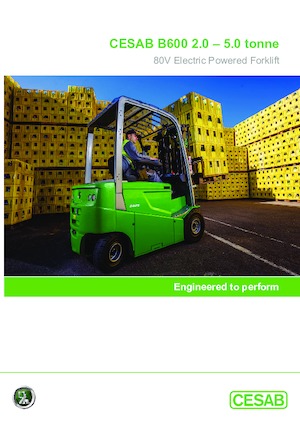 Čelní vysokozdvižné elektrické vozíky Cesab B 640