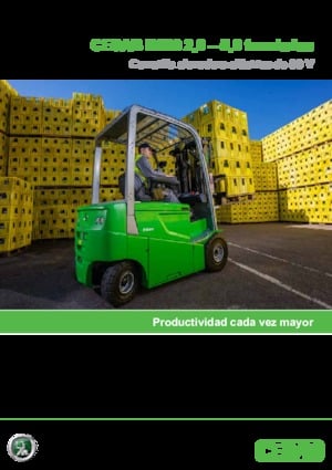 Čelní vysokozdvižné elektrické vozíky Cesab B 640