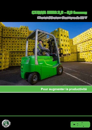 Čelní vysokozdvižné elektrické vozíky Cesab B 640