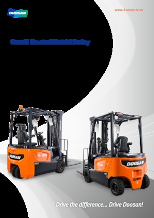 Čelní vysokozdvižné elektrické vozíky Doosan B18TL-7