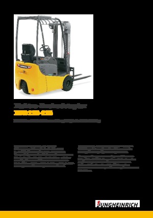 Čelní vysokozdvižné elektrické vozíky Jungheinrich EFG 113