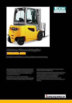 Čelní vysokozdvižné elektrické vozíky Jungheinrich EFG 550