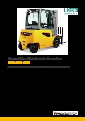 Čelní vysokozdvižné elektrické vozíky Jungheinrich EFG 550