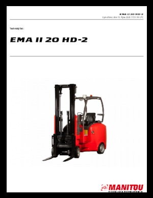 Čelní vysokozdvižné elektrické vozíky Manitou EMA II 20 HD-2