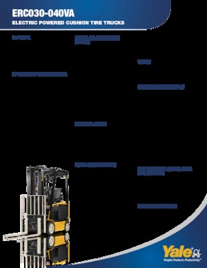 Čelní vysokozdvižné elektrické vozíky Yale ERC030VA