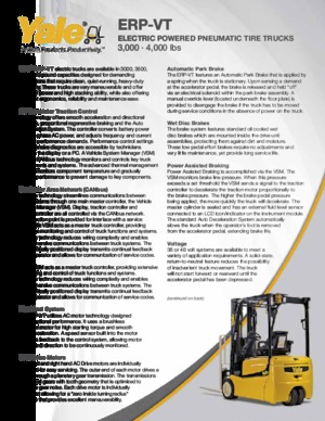 Čelní vysokozdvižné elektrické vozíky Yale ERP040VT