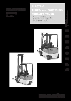 Čelní vysokozdvižné elektrické vozíky Komatsu FB 12 M 2 R