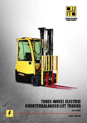Čelní vysokozdvižné elektrické vozíky Hyster J1.8XNT (LWB)