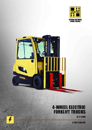 Čelní vysokozdvižné elektrické vozíky Hyster J3.0XN