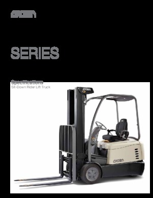 Čelní vysokozdvižné elektrické vozíky Crown SC 524X-40