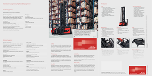 Regálové zakladače Linde K - 1,5 t