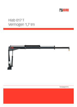 Elektrické nakládací jeřáby Hiab 017 T-2 ELT