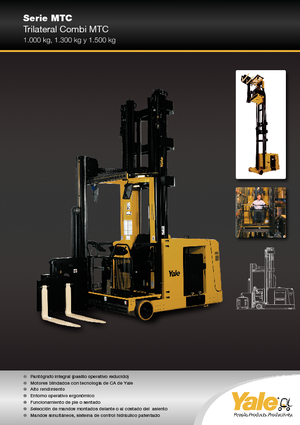 Elektrické vysokozdvižné vozíky s bočním ložením Yale MTC13