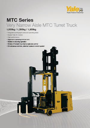 Elektrické vysokozdvižné vozíky s bočním ložením Yale MTC13