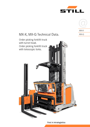 Elektrické vysokozdvižné vozíky s bočním ložením Still MX-X